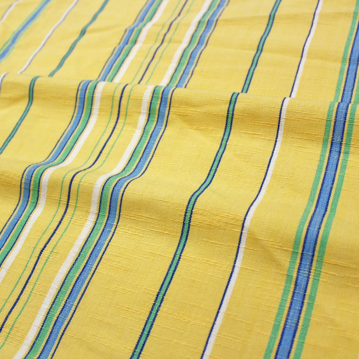 Yetoleyt Woven Cotton Stripes Tablecloth - Green