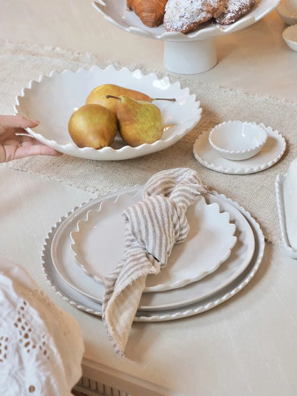 Yetoleyt Nova Scalloped Serving Bowl