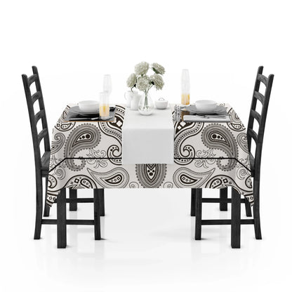 Yetoleyt Printed Cotton Damask Tablecloth - Brown