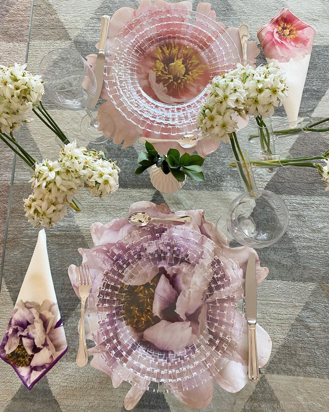 Yetoleyt Peonia - Placemats Pink (Set of 2)