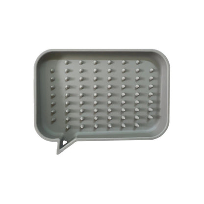 Silicone Wall Mounted Drain Soap Holder