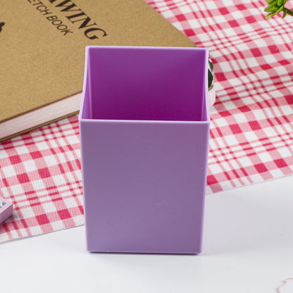 Minimalist Square Desk Pen Holder Organizer