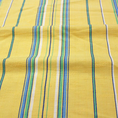 Yetoleyt Woven Cotton Stripes Tablecloth - Green