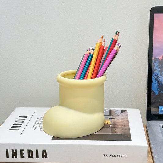 Cute Multi Function Desk Pen Holder Organizer