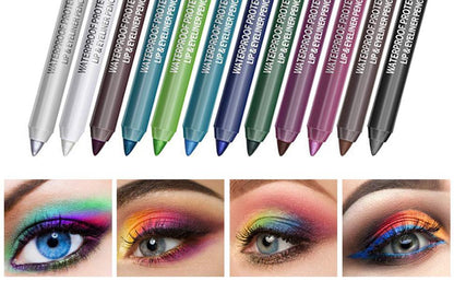 🔥Long‑Lasting Waterproof Eyeliner Pencil – 13 Vibrant Shades