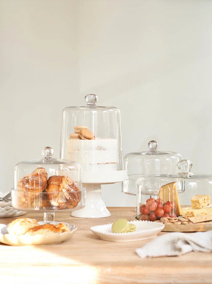 Yetoleyt Mini Dessert Pedestal w/ Cloche