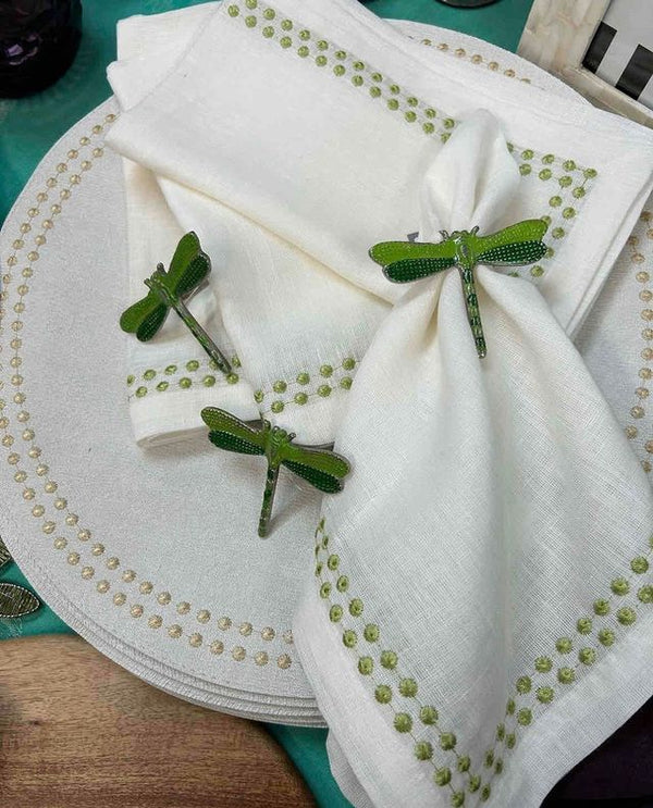 Yetoleyt Pearls - Antique Placemats (Set of 4)