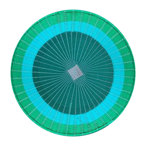 Yetoleyt Round Chargers Green (Set of 2)