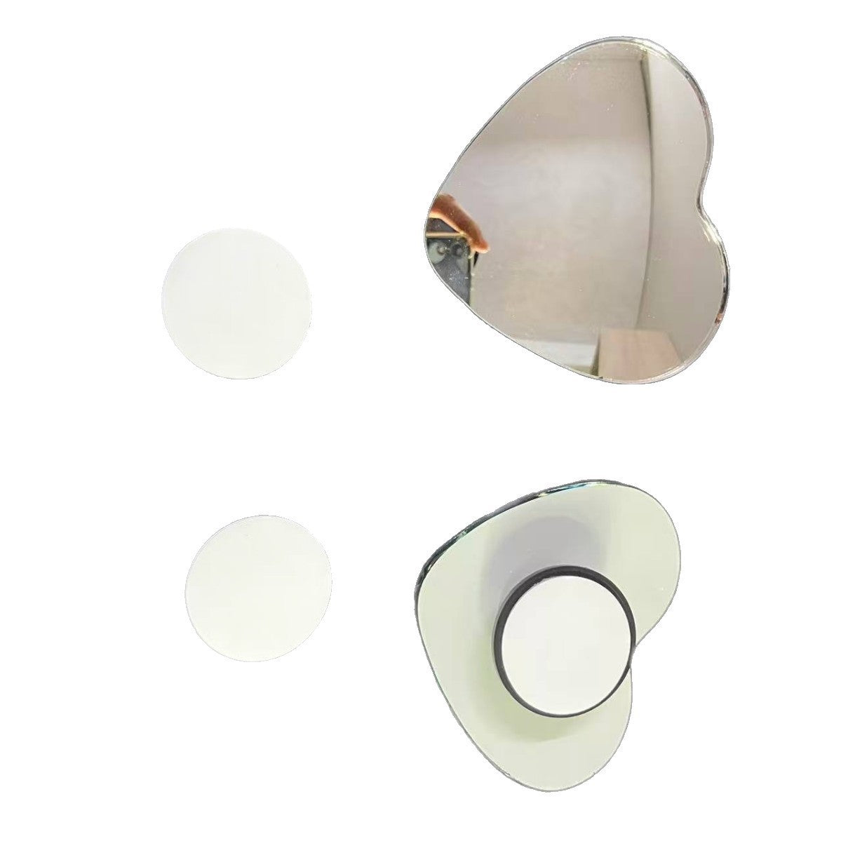 【🔥70%OFF Today】 Luxparlora™ Patent 💞Heart-shaped  Cars Blind Spot Rearview Mirror🚗, ✇360° Rotatable Field of View, 🚘Convex Wide-angle HD Crystal Glass Waterproof Durable Traffic Safety blind  spot - 2 side mirror explore