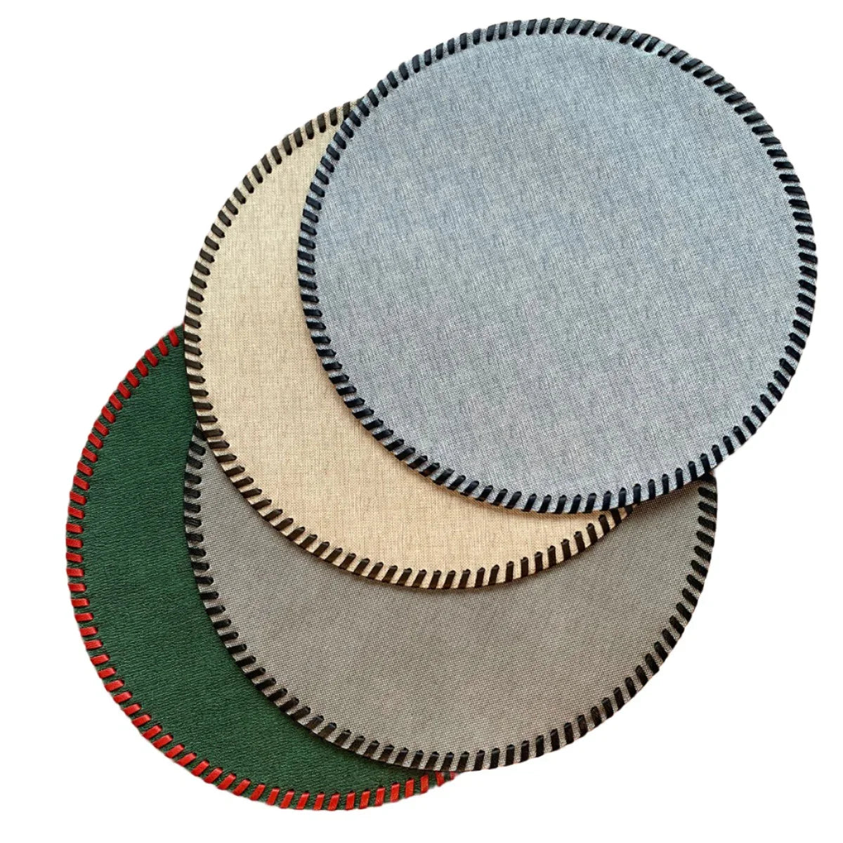 Yetoleyt Whipstitch Placemats (Set of 4)