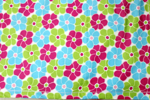 Yetoleyt Printed Cotton Floral Tablecloth - Blue