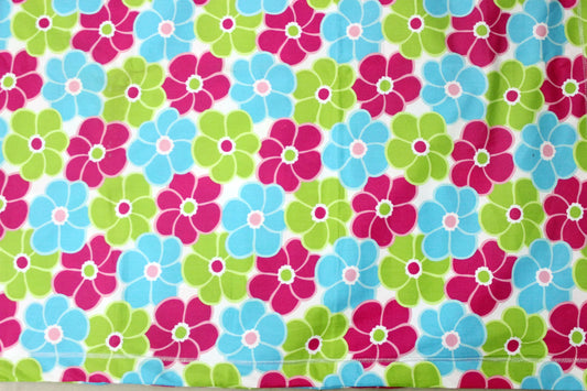 Yetoleyt Printed Cotton Floral Tablecloth - Blue