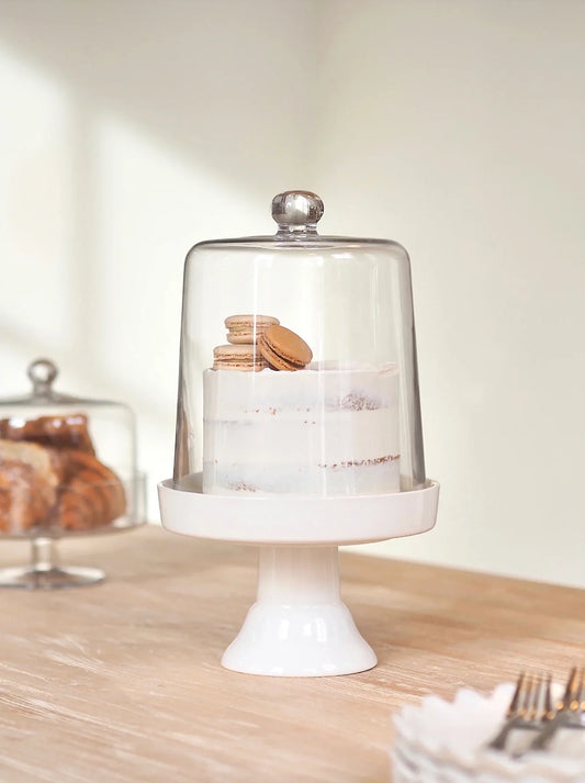 Yetoleyt Mini Dessert Pedestal w/ Cloche