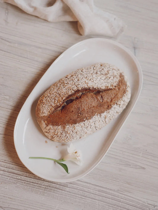 Yetoleyt Milla White Oval Platter