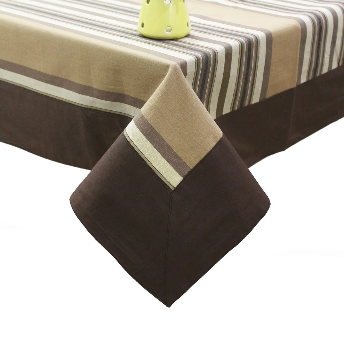 Yetoleyt Woven Cotton Stripes Tablecloth - Multicolor