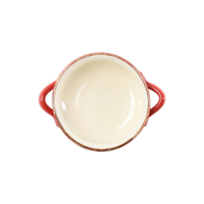 Yetoleyt Hearthline Small Handled Round Baker - Red