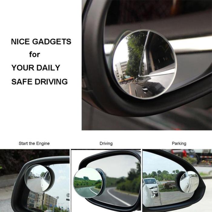 【🔥70%OFF Today】 Luxparlora™ Patent 💞Heart-shaped  Cars Blind Spot Rearview Mirror🚗, ✇360° Rotatable Field of View, 🚘Convex Wide-angle HD Crystal Glass Waterproof Durable Traffic Safety blind  spot - 2 side mirror explore